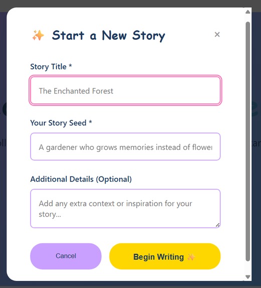 Daydreamer.ai – screenshot 2