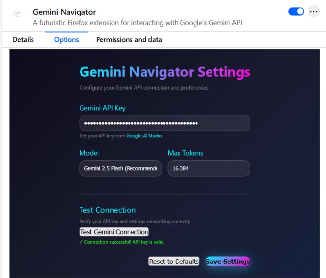 Gemini Navigator – screenshot 2