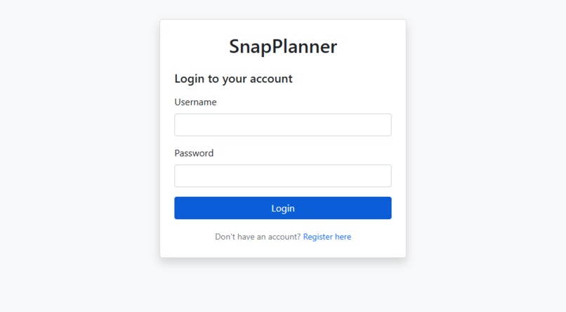 SNAPlanner – screenshot 1