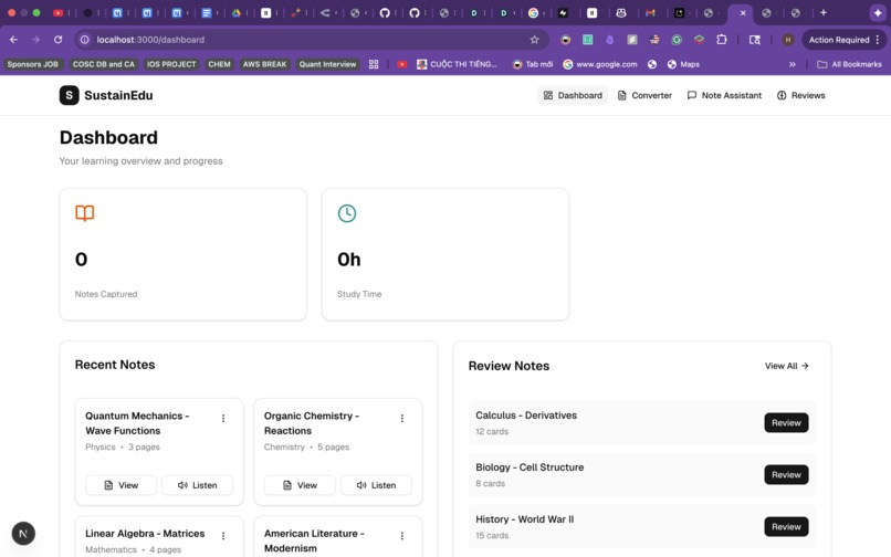 SustainEdu – screenshot 2