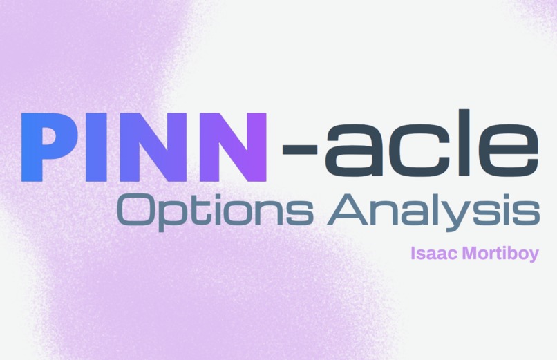 PINN-acle: Options Analysis – screenshot 1