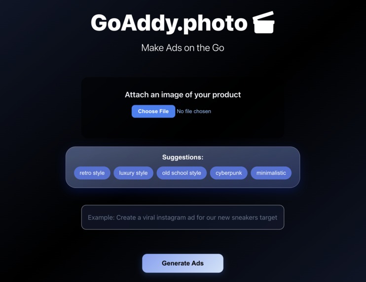 GoAddy.photo – screenshot 1