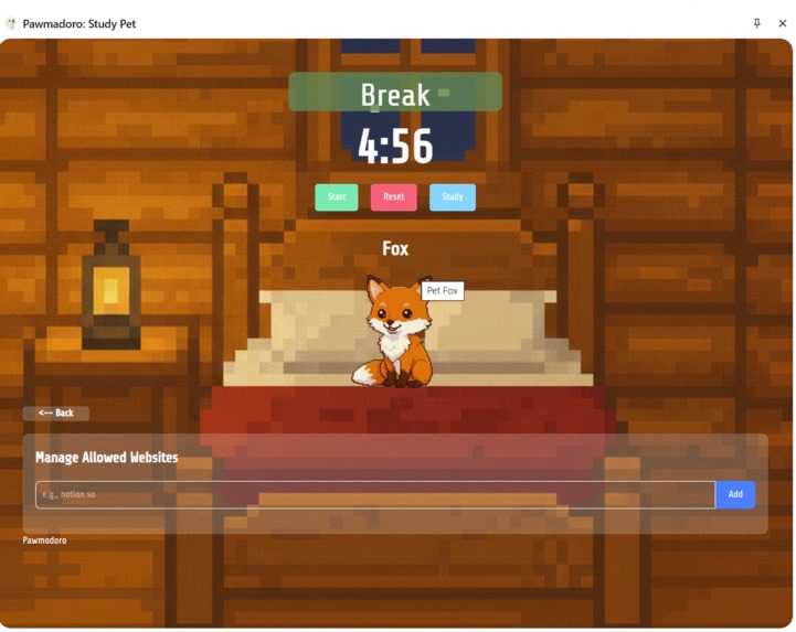 Pawmodoro – screenshot 1