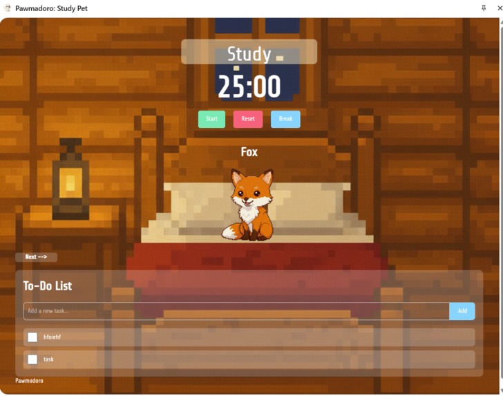 Pawmodoro – screenshot 2