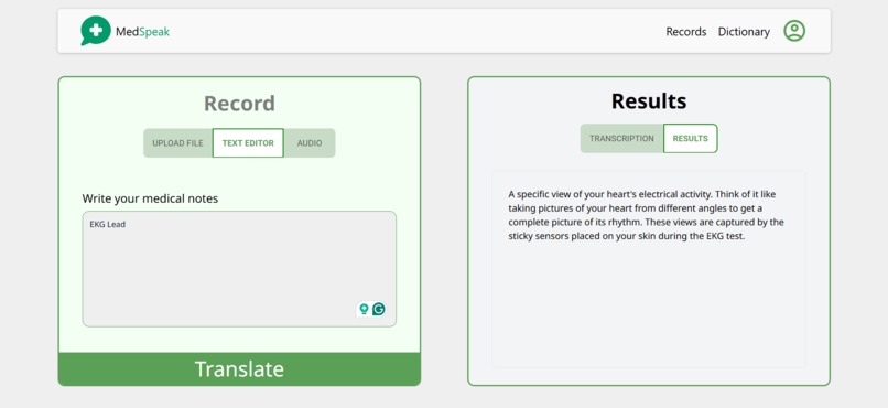 MedSpeak – screenshot 2