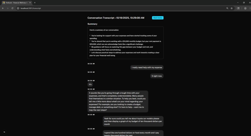 FinAssist: a financial hotline and personal mentor – screenshot 9