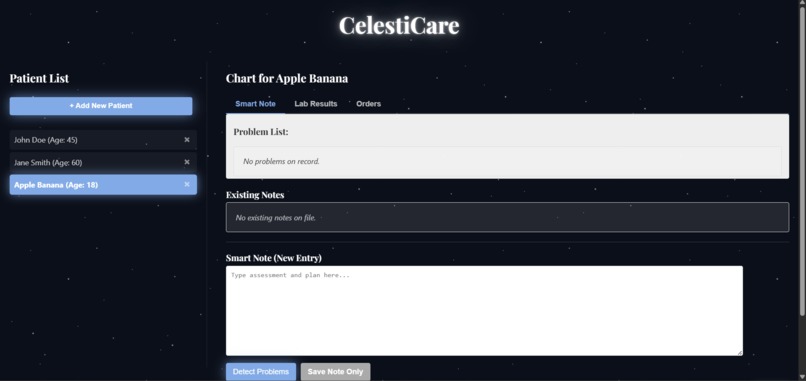 CelestiCare – screenshot 2