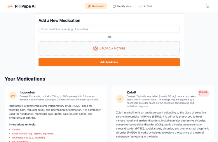 Pill Pappa AI – screenshot 1