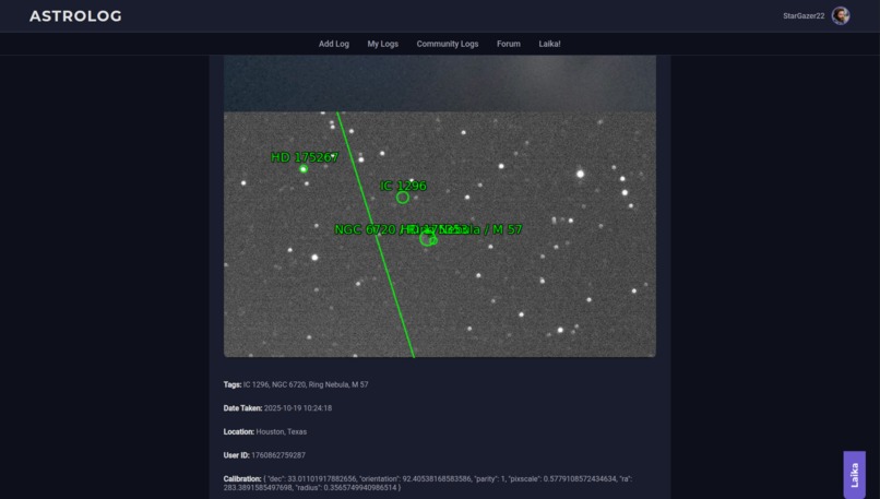 AstroLog! – screenshot 1
