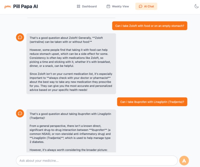 Pill Pappa AI – screenshot 2