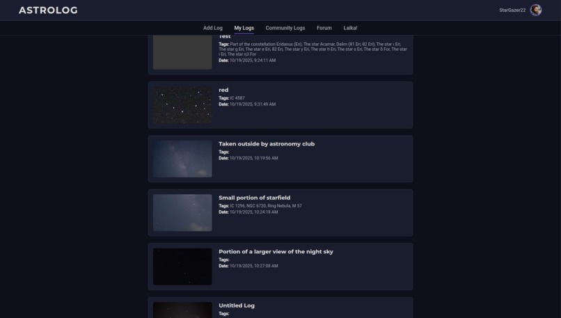 AstroLog! – screenshot 5