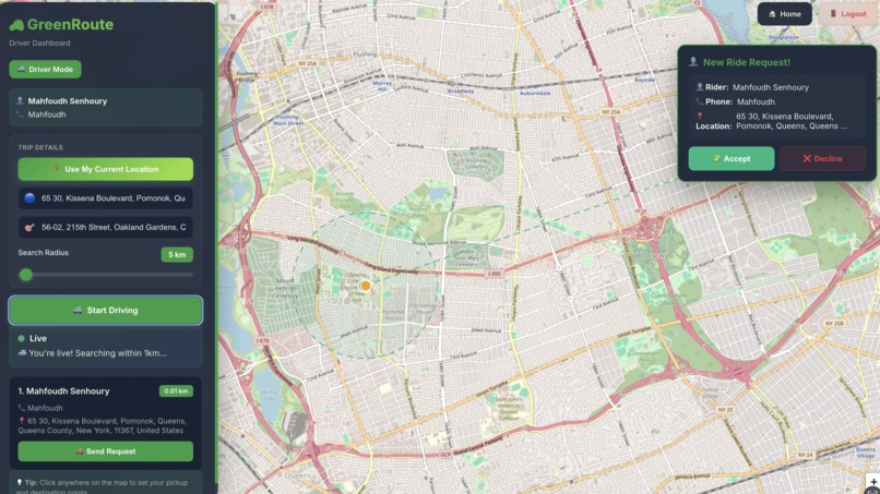GreenRoute – screenshot 4