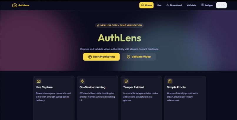 AuthLens – screenshot 1