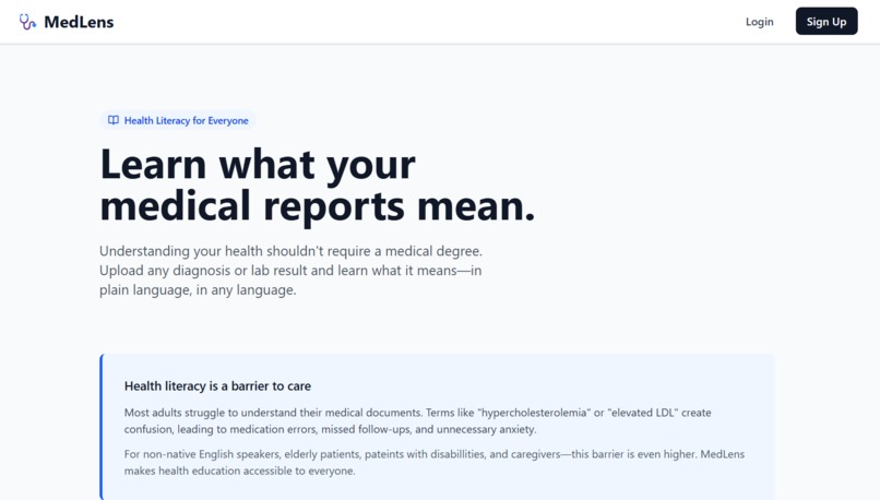 MedLens – screenshot 1