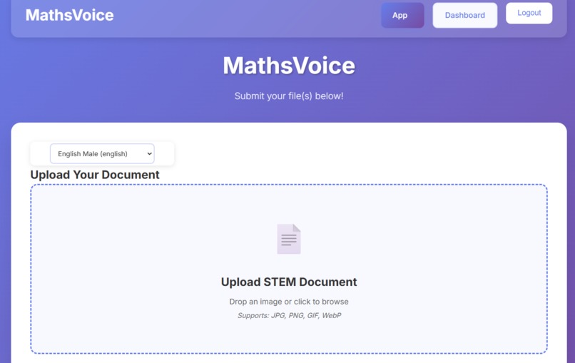 MathsVoice – screenshot 1