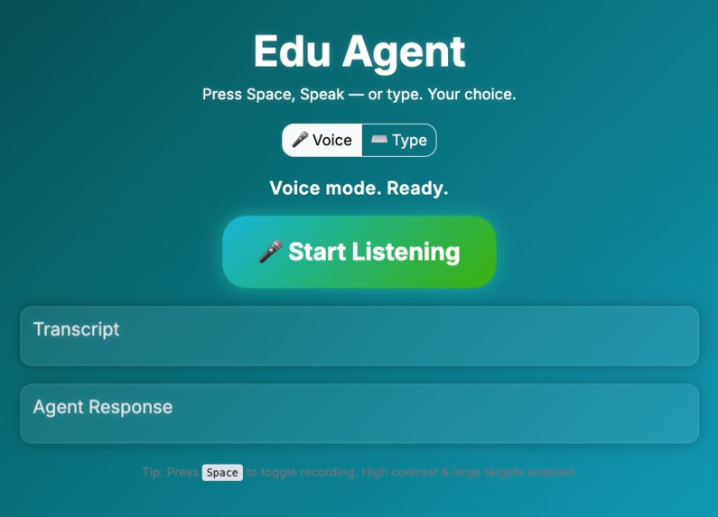 EduAgent – screenshot 1