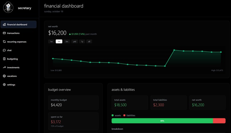 secretary – screenshot 1