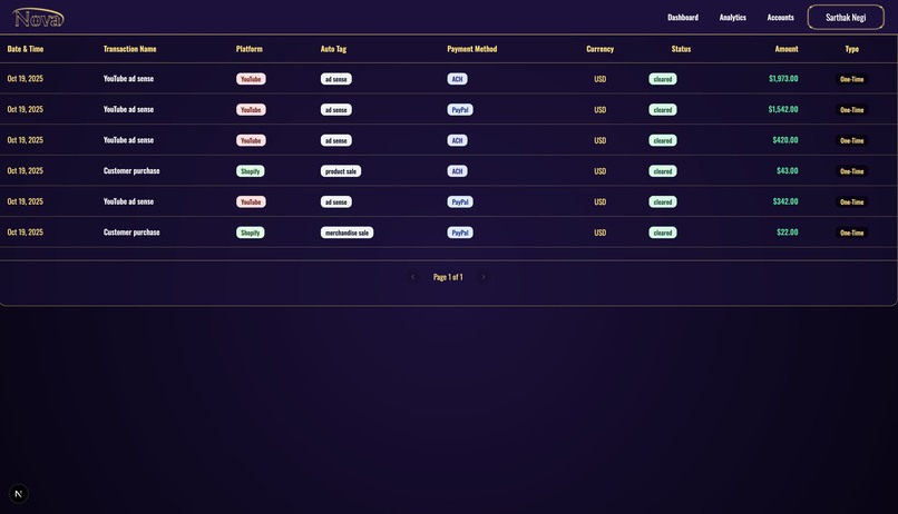 Nova – screenshot 2