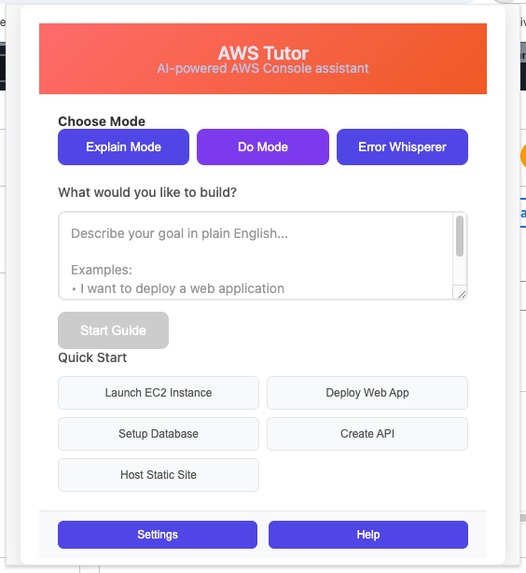 AWS Pilot – screenshot 2