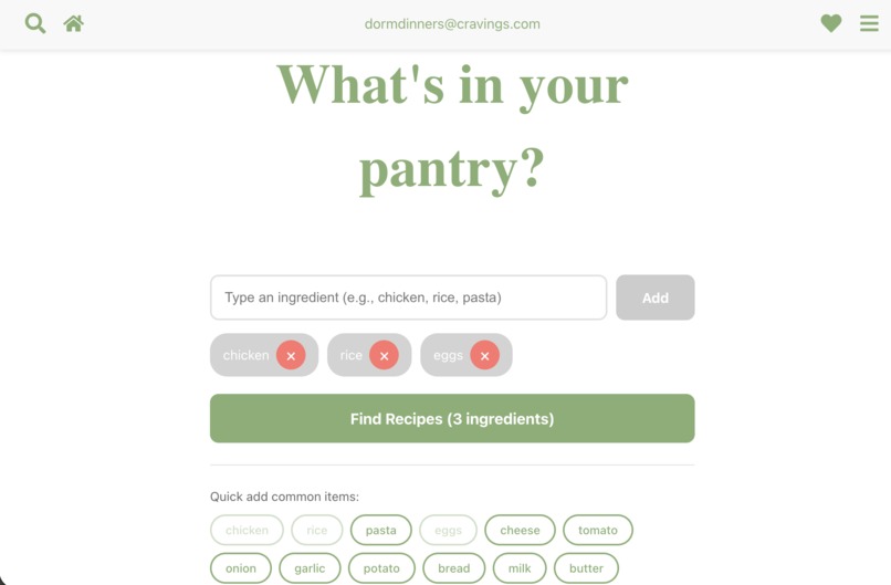 Dorm Dinners – screenshot 3