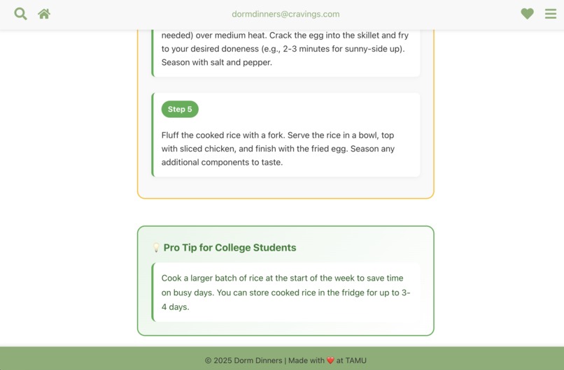 Dorm Dinners – screenshot 7