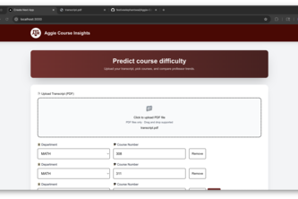 Aggie Course Insights
