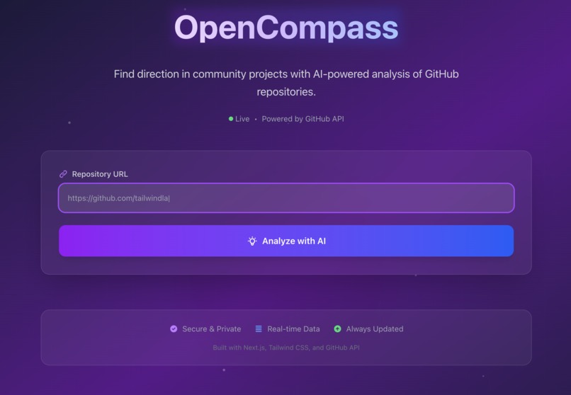 OpenCompass – screenshot 1