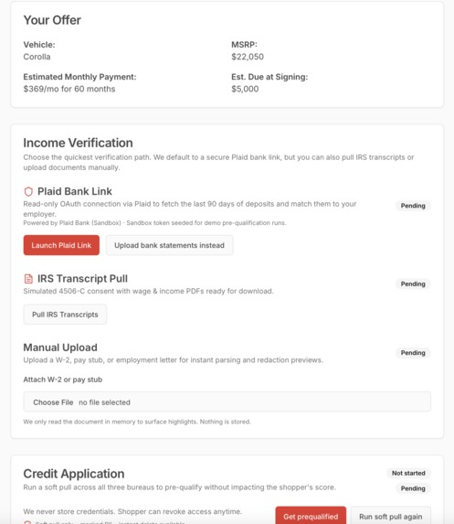 Toyota Finance Navigator – screenshot 3