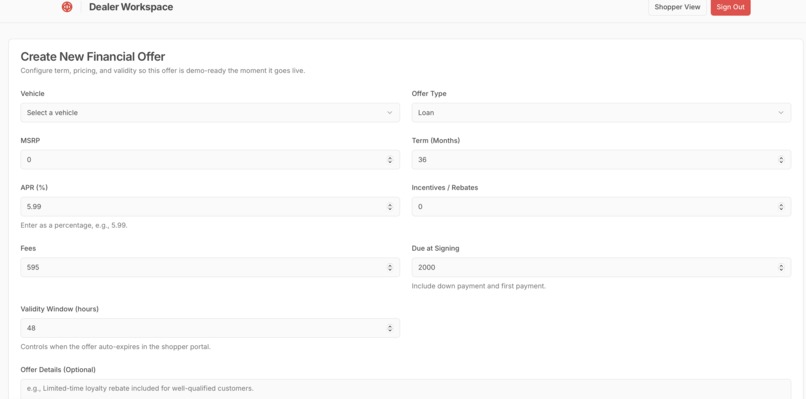 Toyota Finance Navigator – screenshot 5