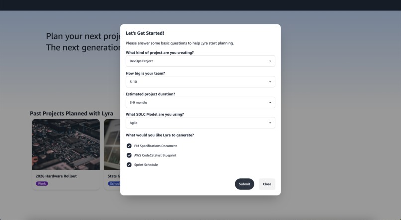 AWS Lyra – screenshot 2
