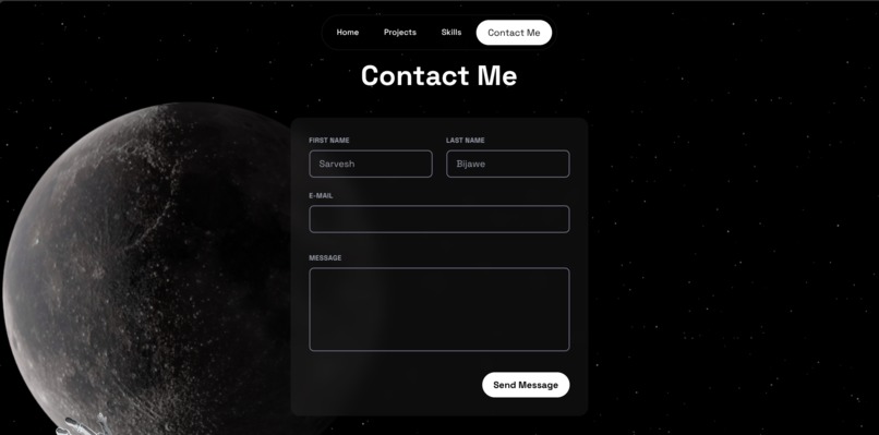 Sarvesh Bijawe — Interactive Developer Portfolio – screenshot 4