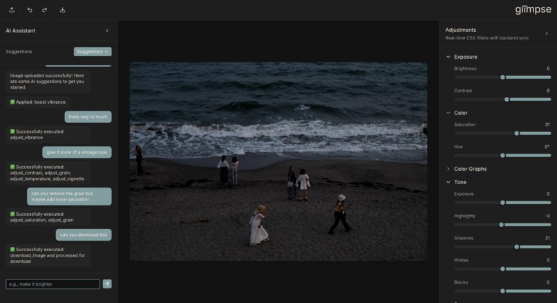 glimpse – screenshot 2