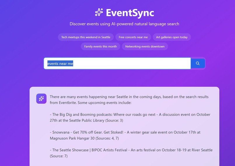 Evently – screenshot 7