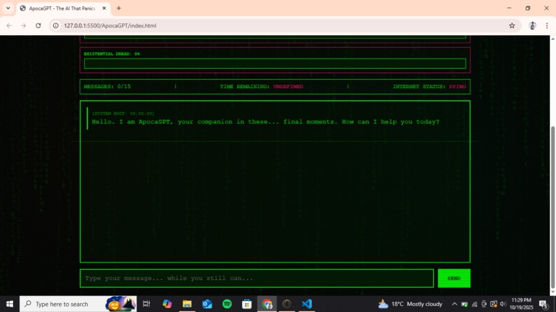 ApocaGPT – screenshot 3