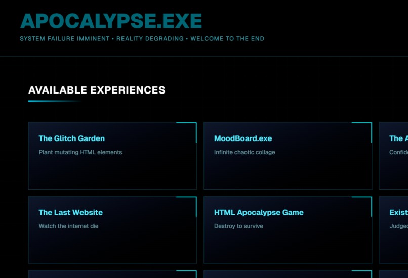 apocalypse.exe – screenshot 1