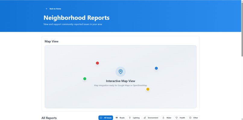 Sawt Al-Hayy – Civic Issue Reporting Platform – screenshot 3