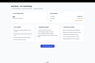 [Discovery Track] Deal Room