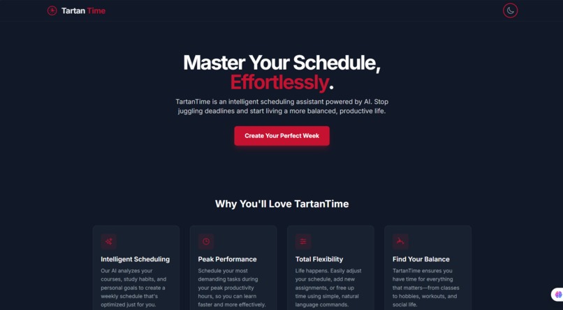 TartanTime – screenshot 1