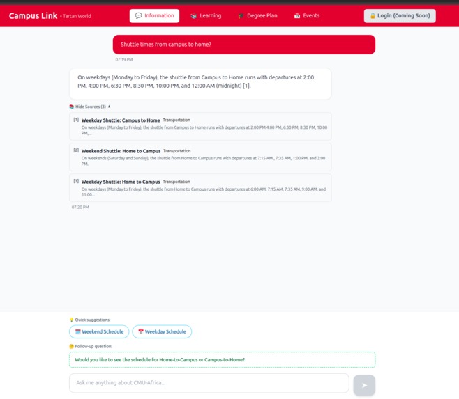 Campuslink  – screenshot 3
