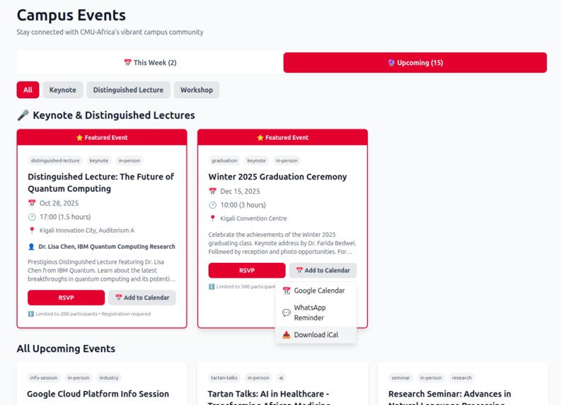 Campuslink  – screenshot 5