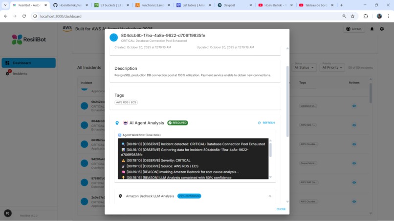 ResiliBot: Autonomous Incident Response Agent – screenshot 3