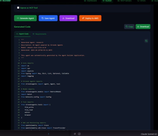 Agent Forge - Agent Builder Application – screenshot 13