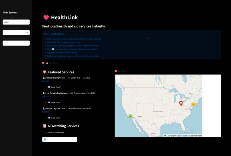 HealthLink – screenshot 1