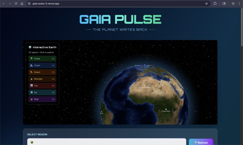 GAIA-PULSE – screenshot 1