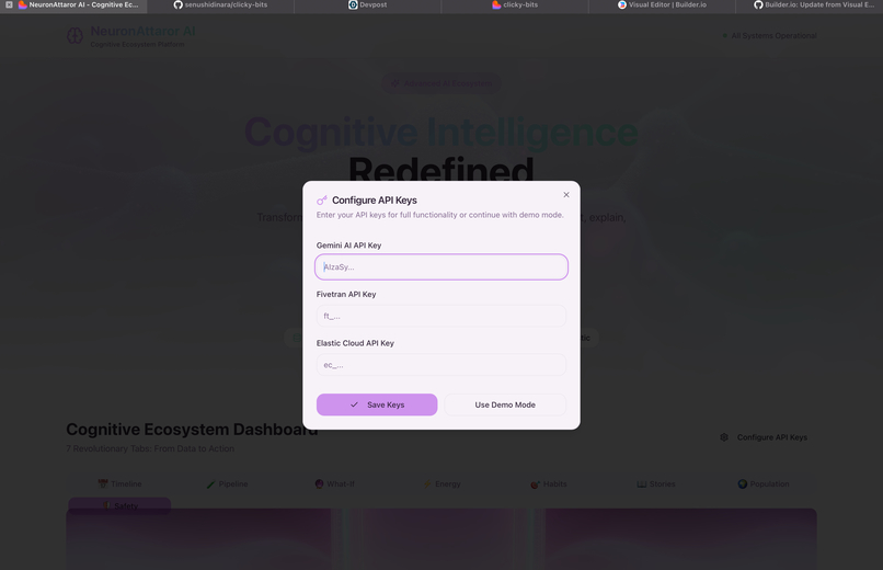 NeuronAttaror — The Living Cognitive AI Ecosystem  – screenshot 1