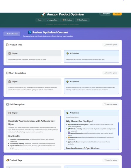 Product Optimizer – AI-Powered SEO & Media Agent – screenshot 6