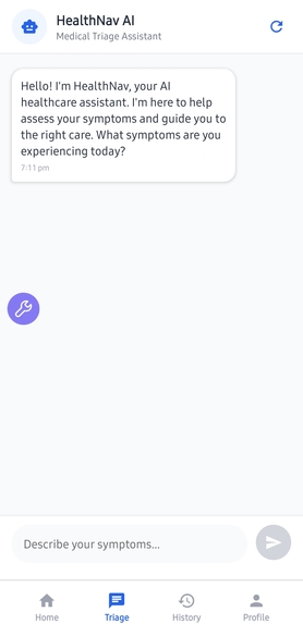  Health Nav: Al-Powered Healthcare Triage & Navigation Agent – screenshot 2