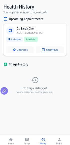  Health Nav: Al-Powered Healthcare Triage & Navigation Agent – screenshot 4