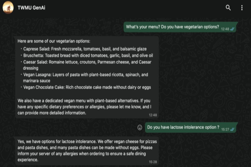 AI Booking Agent - WhatsApp & A2A Protocol – screenshot 2