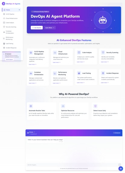 DevOps AI Agents Platform  – screenshot 2